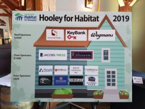 Thank You to our 2019 Hooley for Habitat Sponsors and Attendees